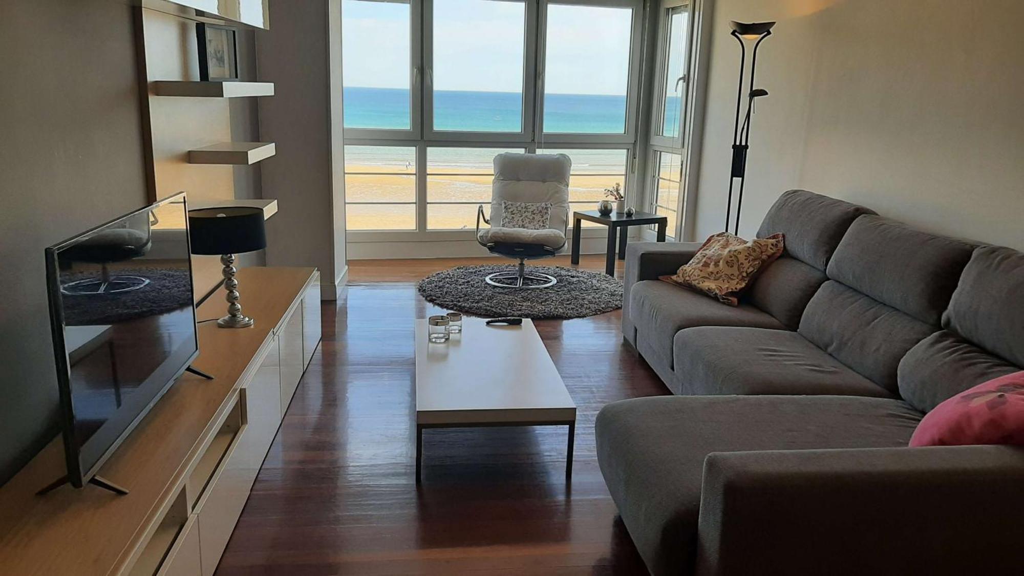Egona - Baneru 3 Vivienda En 1 Linea De Playa Centro Ciudad Leilighet Zarautz Eksteriør bilde