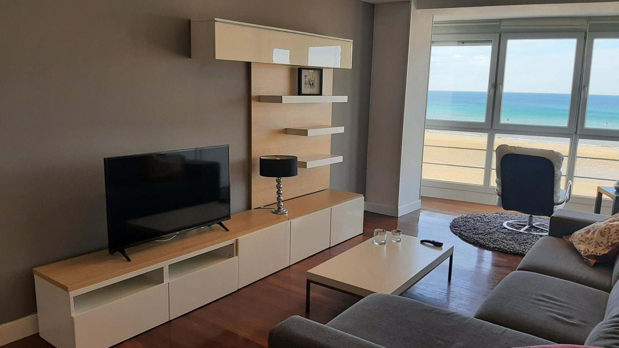 Egona - Baneru 3 Vivienda En 1 Linea De Playa Centro Ciudad Leilighet Zarautz Eksteriør bilde